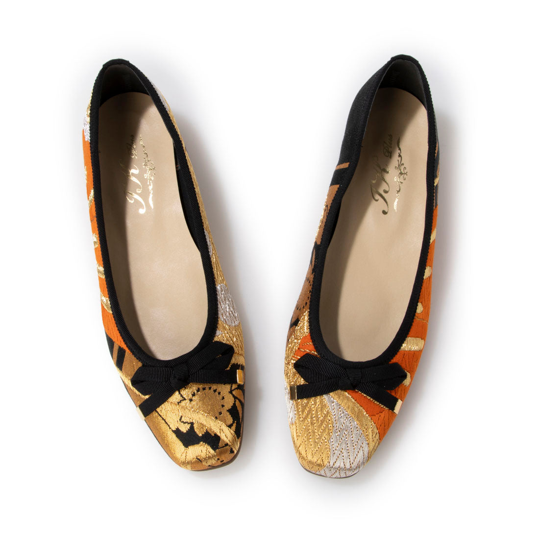 Hakimono - Footwear 【Made in Japan】【Footwear】 Unique one-of-a-kind flat shoes made from Nishijin-ori and kimono materials HAZUMI100