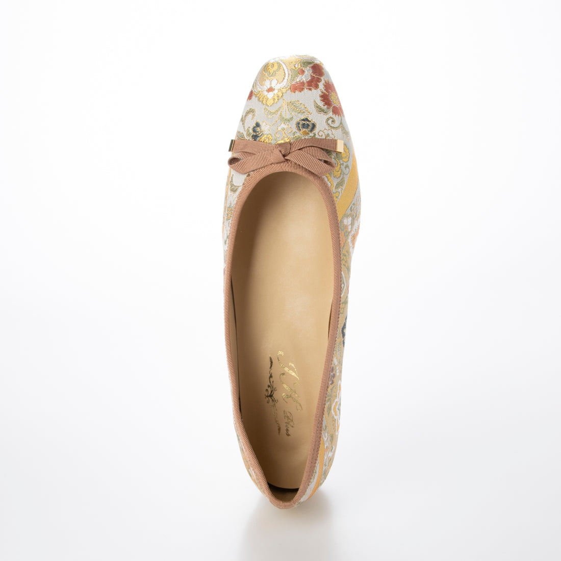 Hakimono - Footwear 【Made in Japan】【Footwear】 Unique one-of-a-kind flat shoes made from Nishijin-ori and kimono materials HAZUMI100