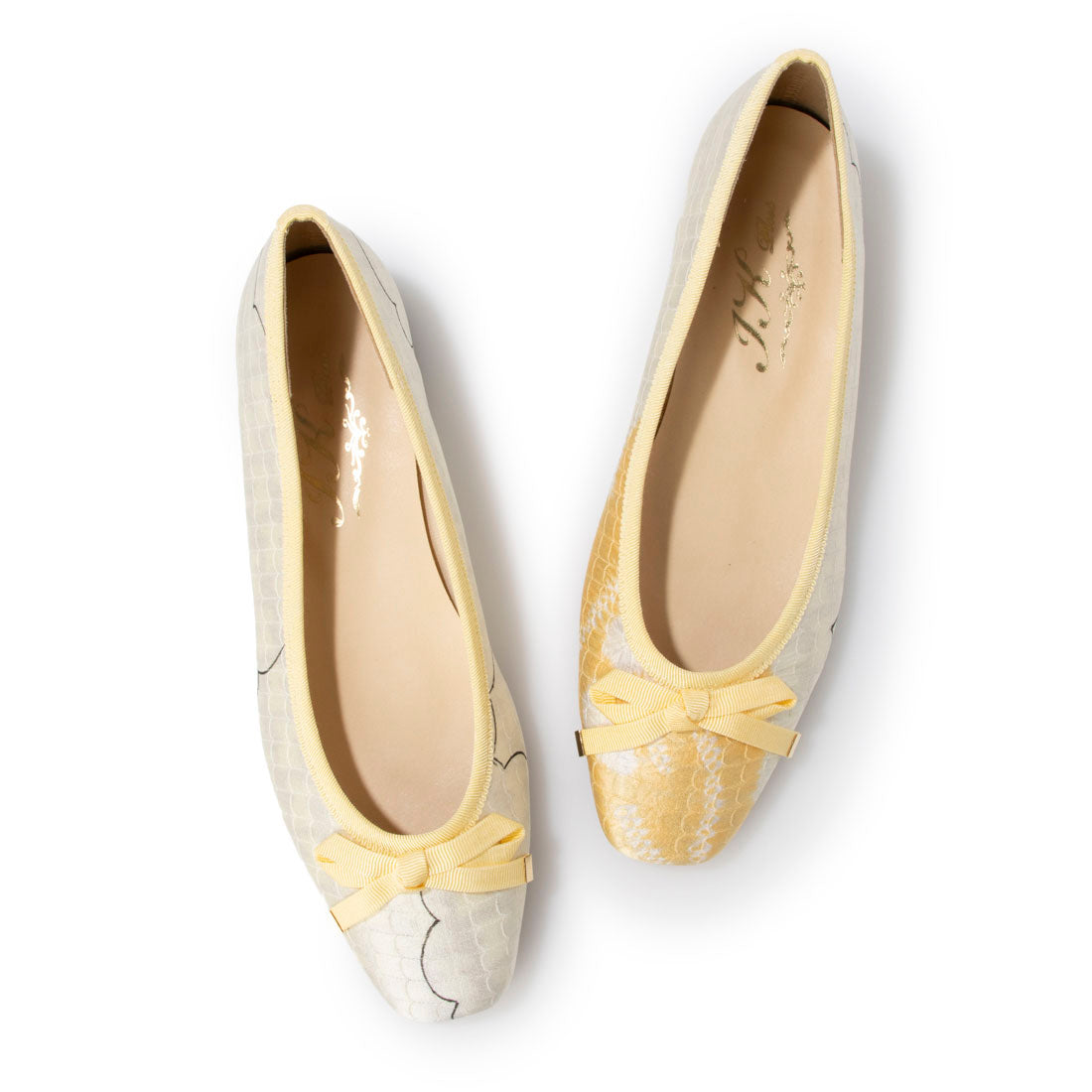 Hakimono - Footwear 【Made in Japan】【Footwear】 Unique one-of-a-kind flat shoes made from Nishijin-ori and kimono materials HAZUMI100