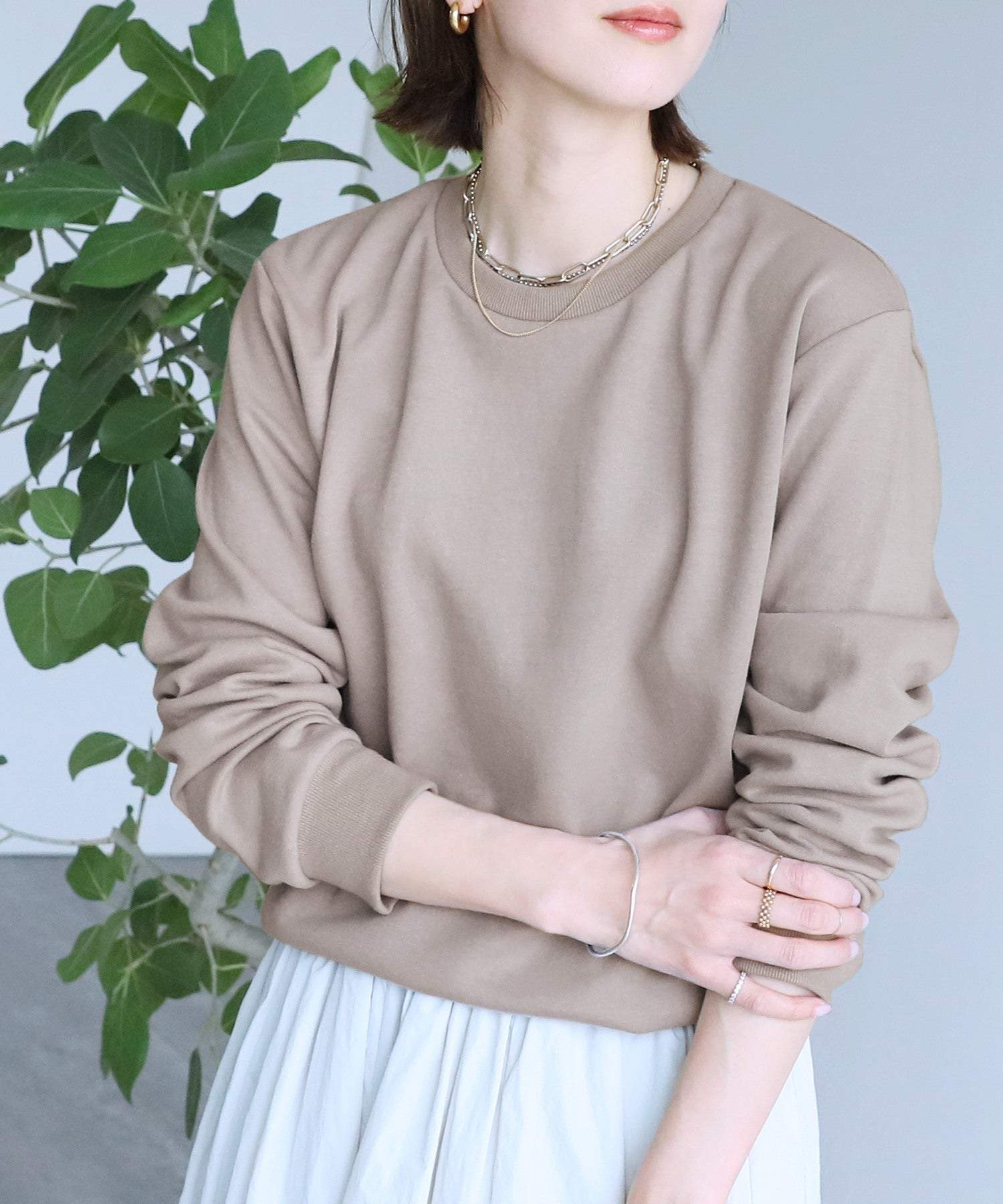 レカ reca U・V選べる2タイプ無地スウェット