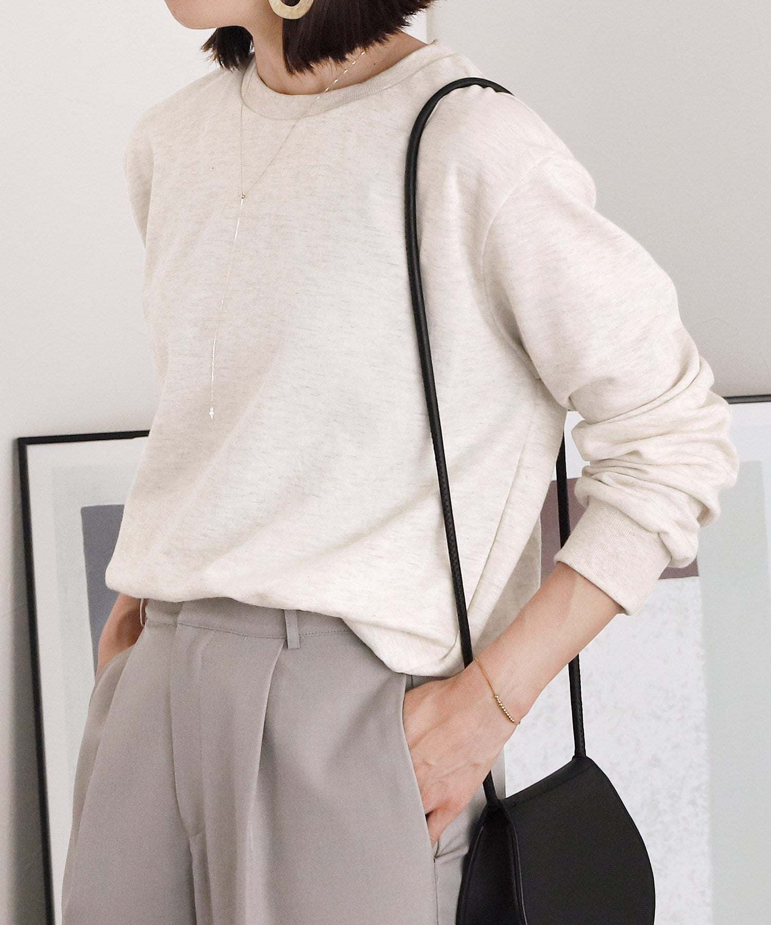 レカ reca U・V選べる2タイプ無地スウェット