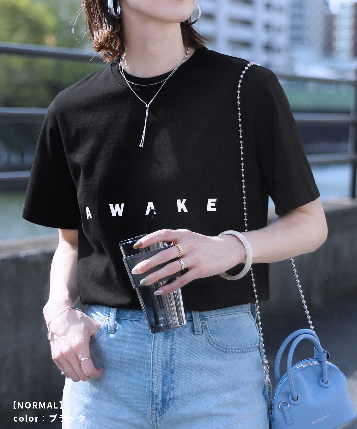 レカ reca 【選べる2サイズ展開】ロゴプリントオーバーサイズTシャツ(R24117ーk/R23132ーk) （オフホワイト） オフホワイト