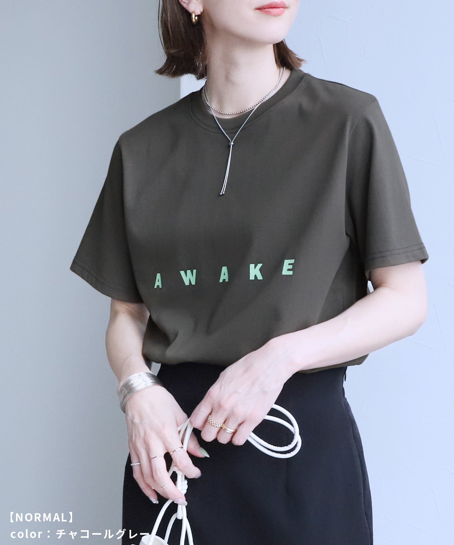 レカ reca 【選べる2サイズ展開】ロゴプリントオーバーサイズTシャツ(R24117ーk/R23132ーk) （オフホワイト） オフホワイト