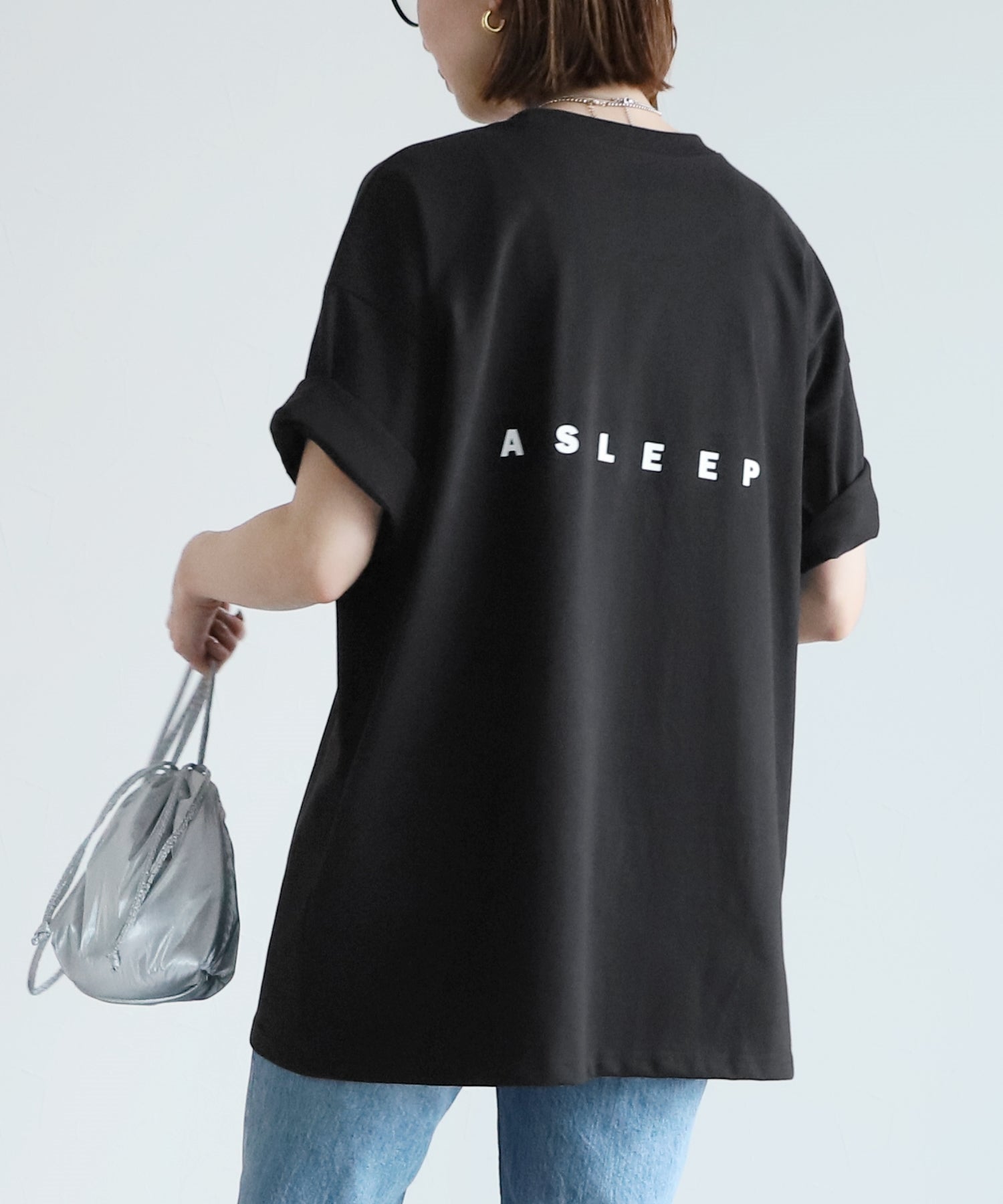レカ reca 【選べる2サイズ展開】ロゴプリントオーバーサイズTシャツ(R24117ーk/R23132ーk) （オフホワイト） オフホワイト