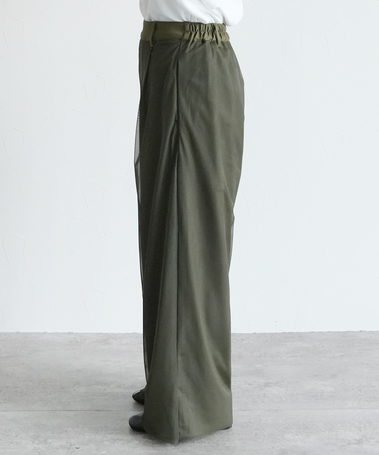 レカ reca チュールレイヤードパンツ（zn32080） （オリーブ） オリーブ