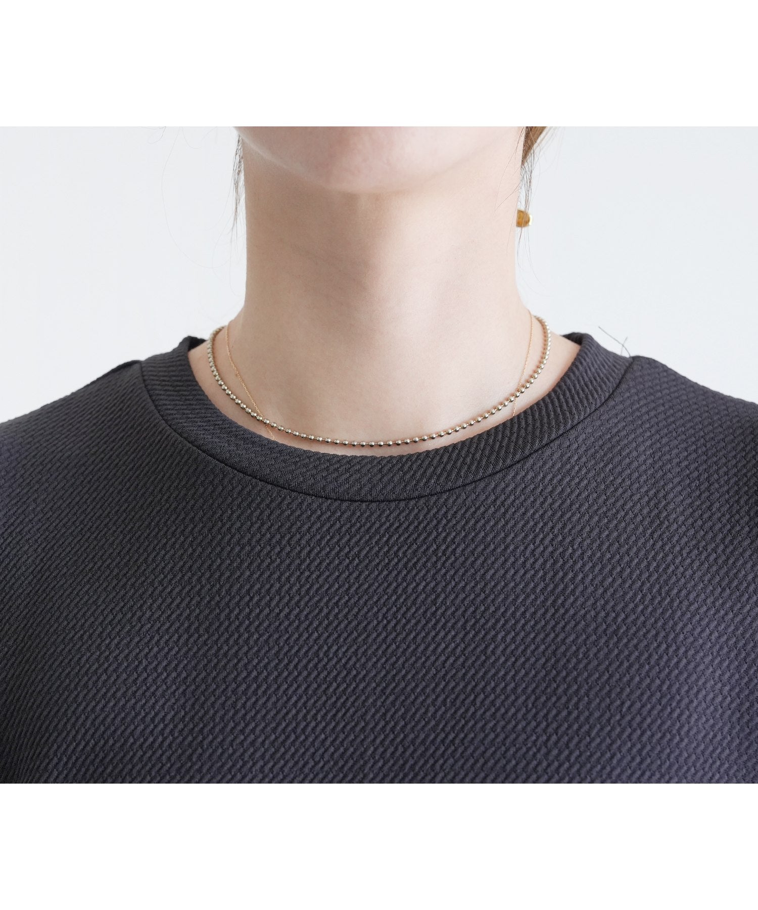 レカ reca エンボス風Aラインワンピース（my-3n23-1312） （チャコール） チャコール