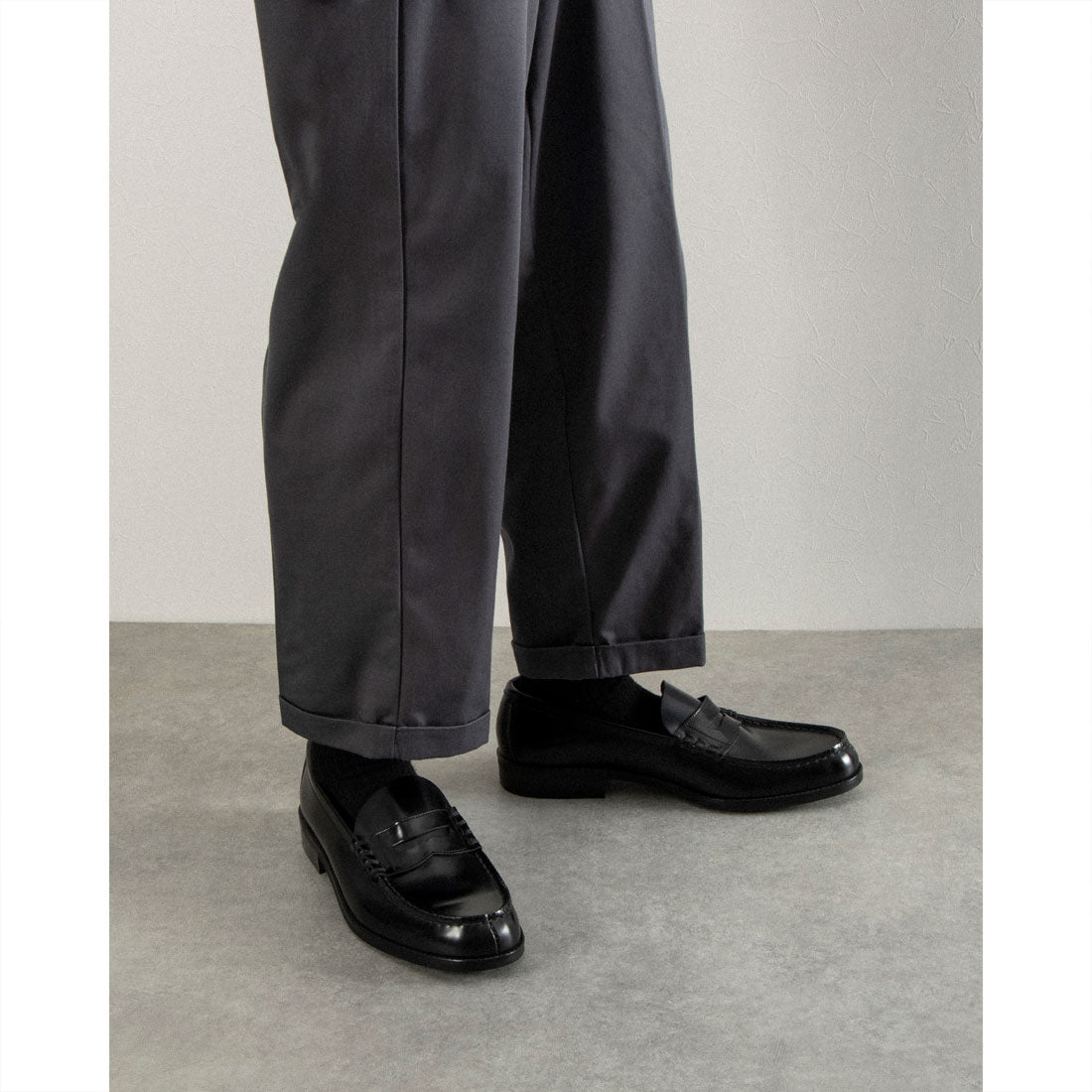 HARUTA Cowhide Coin Loafers 3E 906