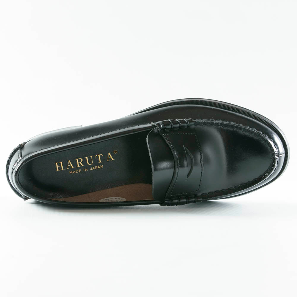 HARUTA Women's Loafers 3048, Student, School, 3E, Wide, Natural Leather, Genuine Leather, Made in Japan, HARUTA Shoes