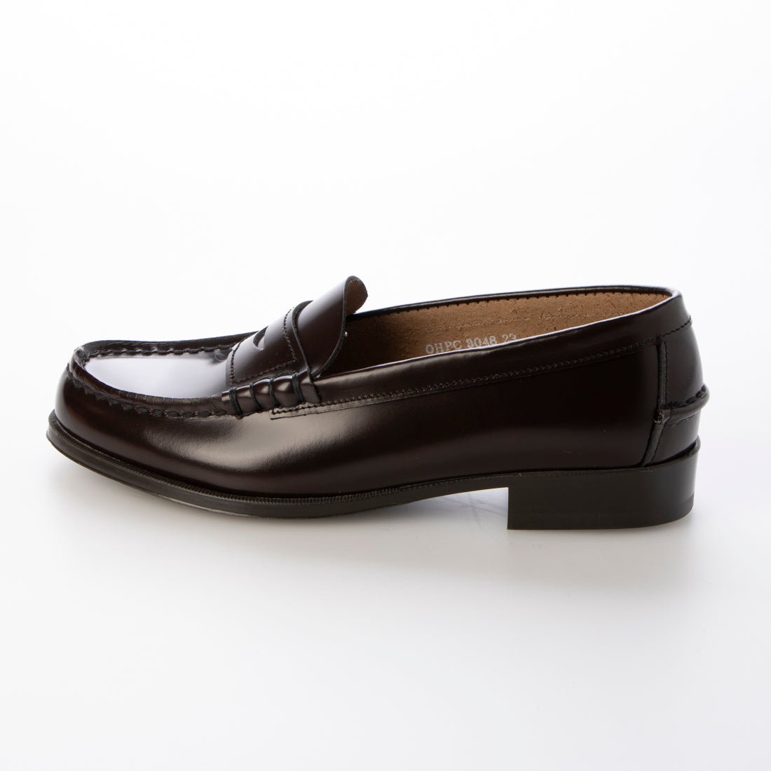 HARUTA Cowhide Coin Loafers, Wide, 3E, 3048