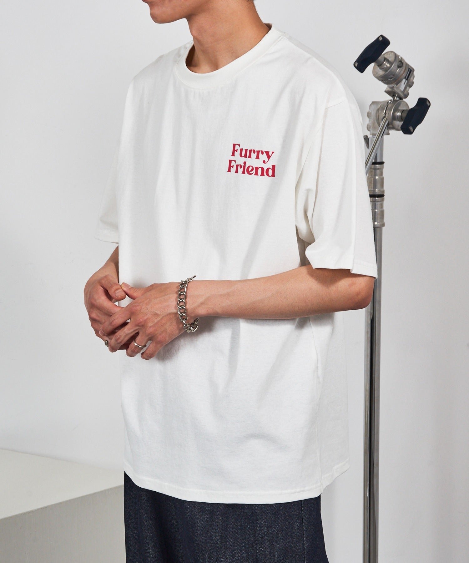 マガジンデモードコンタクト MAGASIN DE MODE CONTACT アニマルプリントTシャツ （オフホワイト） オフホワイト