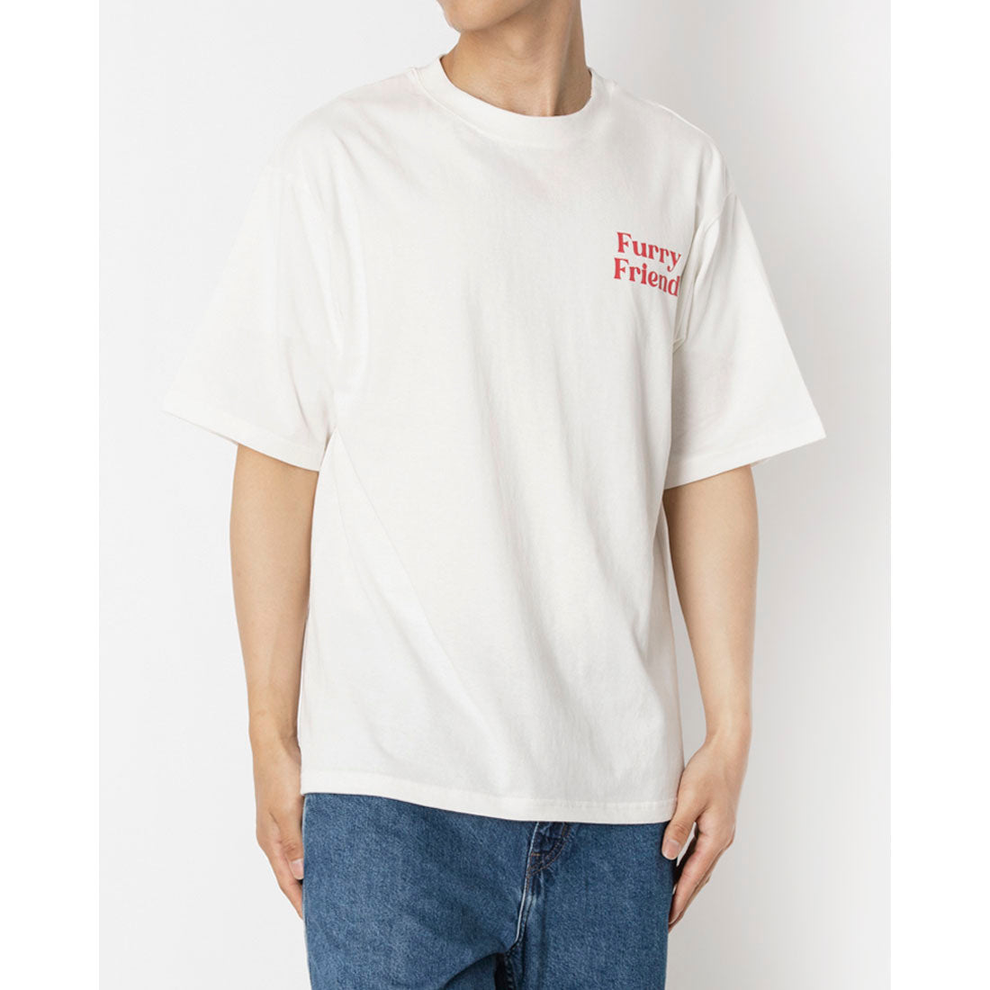 マガジンデモードコンタクト MAGASIN DE MODE CONTACT アニマルプリントTシャツ （オフホワイト） オフホワイト