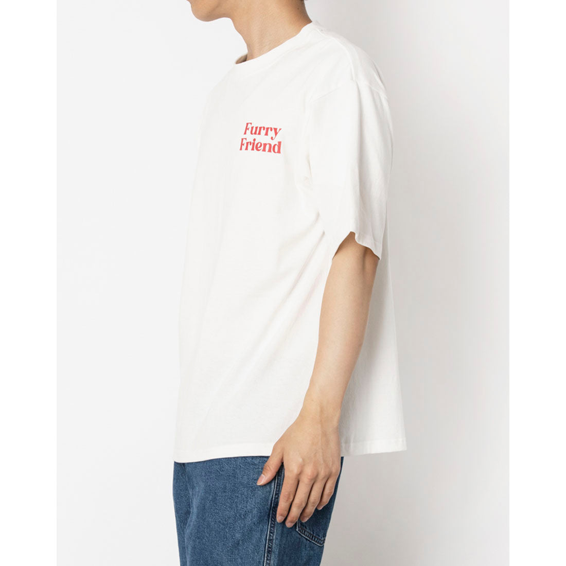 マガジンデモードコンタクト MAGASIN DE MODE CONTACT アニマルプリントTシャツ （オフホワイト） オフホワイト