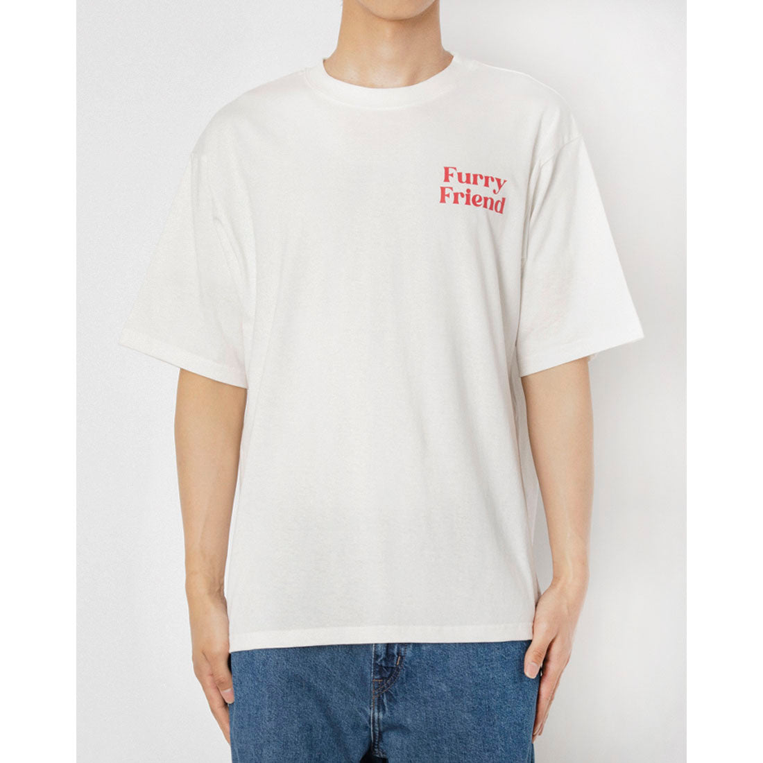 マガジンデモードコンタクト MAGASIN DE MODE CONTACT アニマルプリントTシャツ （オフホワイト） オフホワイト