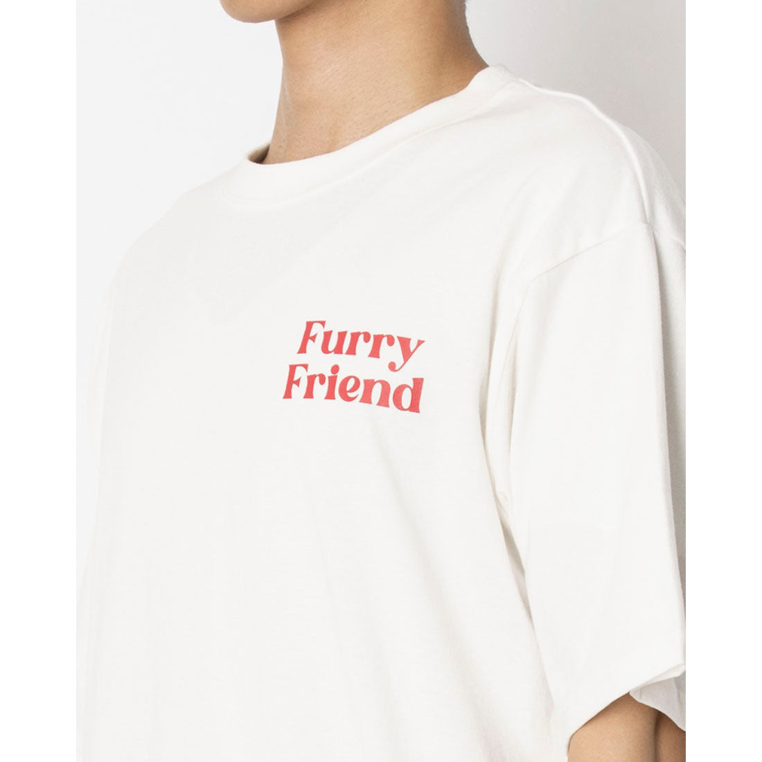 マガジンデモードコンタクト MAGASIN DE MODE CONTACT アニマルプリントTシャツ （オフホワイト） オフホワイト