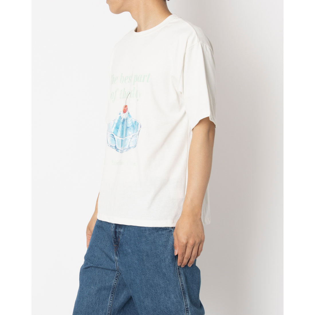マガジンデモードコンタクト MAGASIN DE MODE CONTACT レトロイラストプリントTシャツ （ホワイト系その他3） ホワイト系その他3