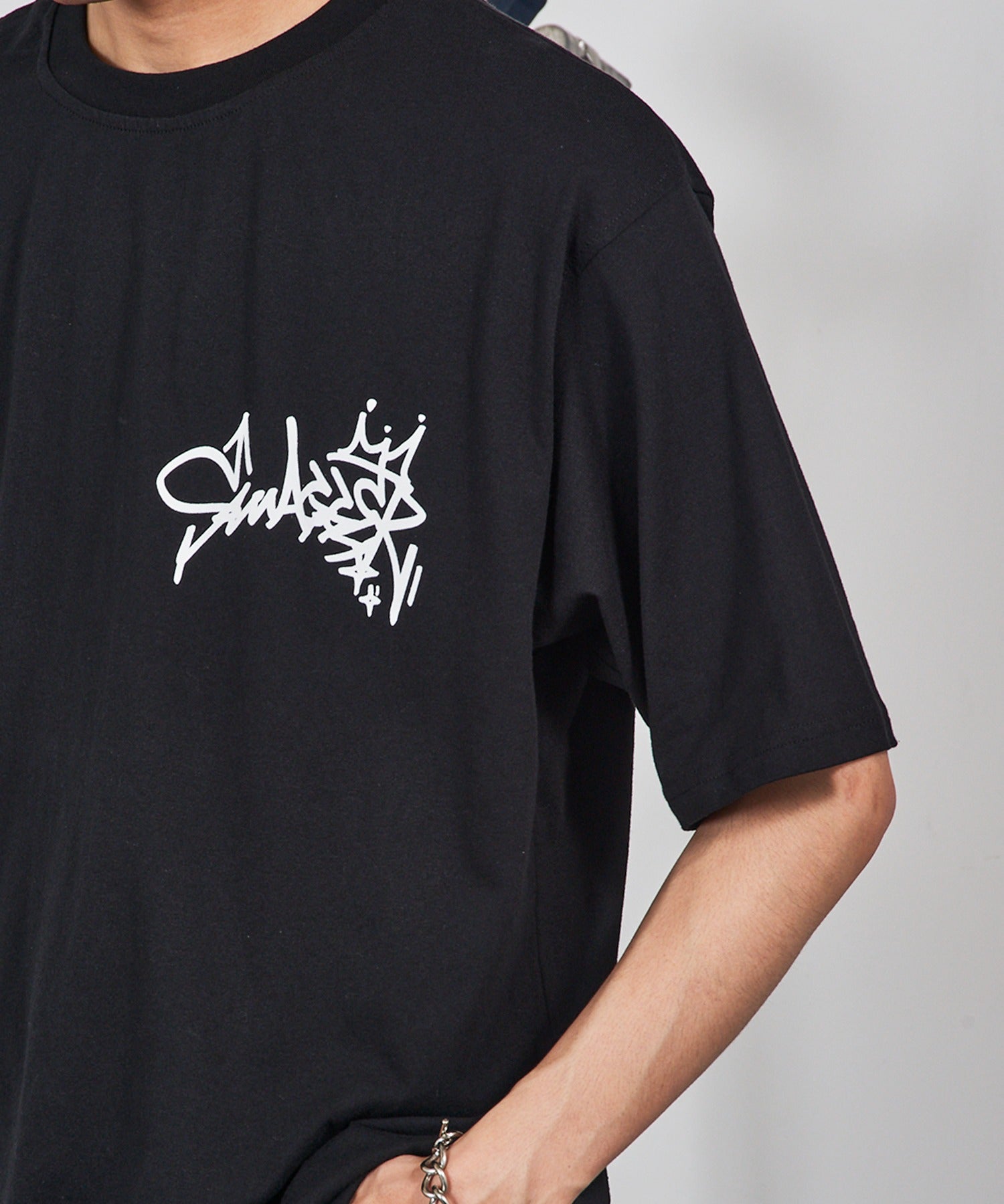 マガジンデモードコンタクト MAGASIN DE MODE CONTACT ビリヤードプリントTシャツ （ブラック） ブラック