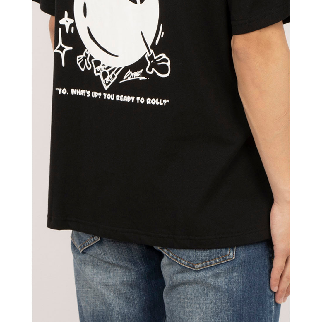 マガジンデモードコンタクト MAGASIN DE MODE CONTACT ビリヤードプリントTシャツ （ブラック） ブラック