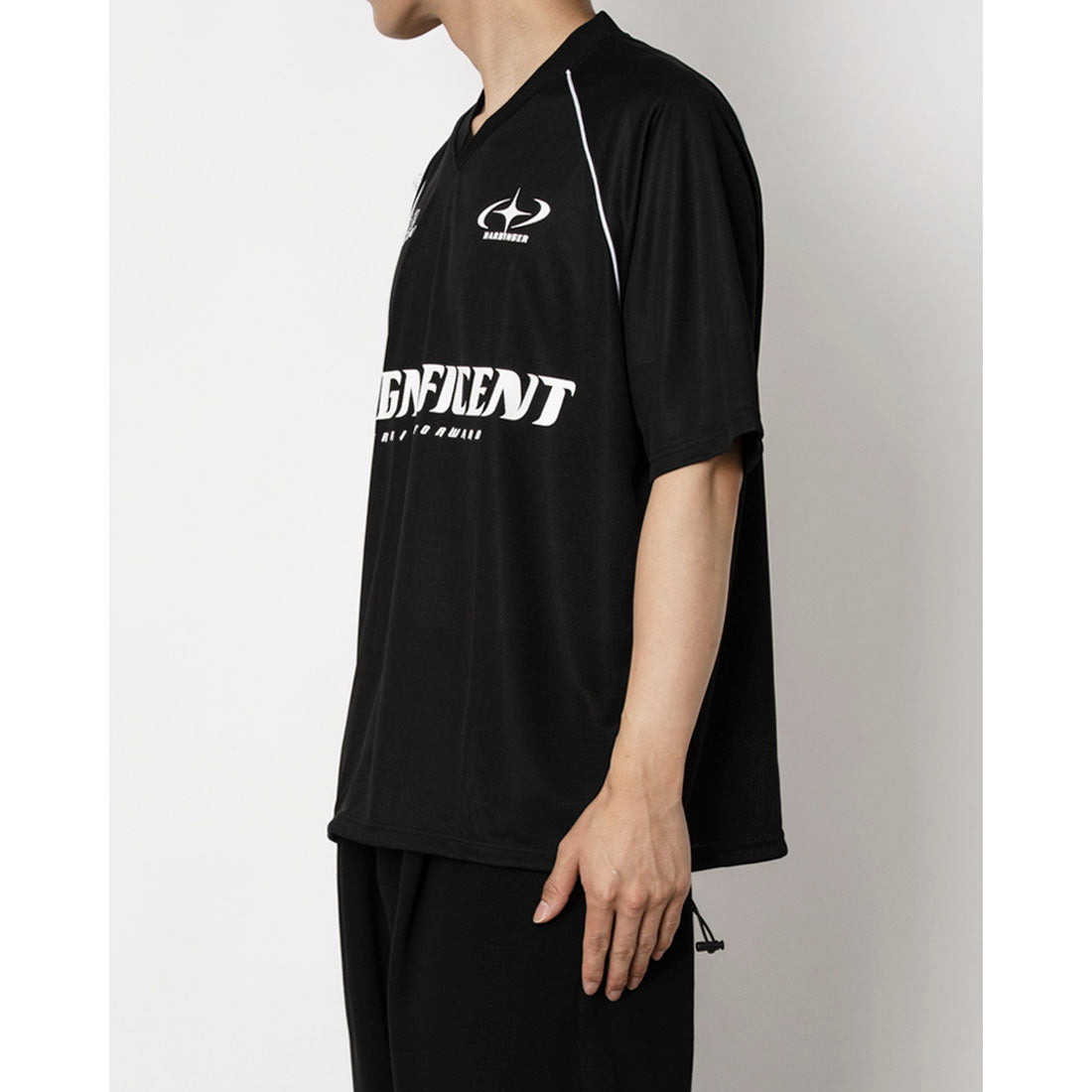 マガジンデモードコンタクト MAGASIN DE MODE CONTACT サッカーデザイン半袖Tシャツ （ブラック系その他2） ブラック系その他2