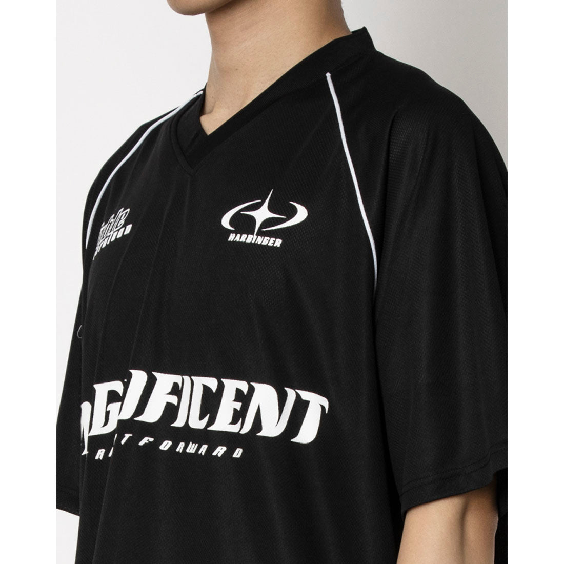 マガジンデモードコンタクト MAGASIN DE MODE CONTACT サッカーデザイン半袖Tシャツ （ブラック系その他2） ブラック系その他2