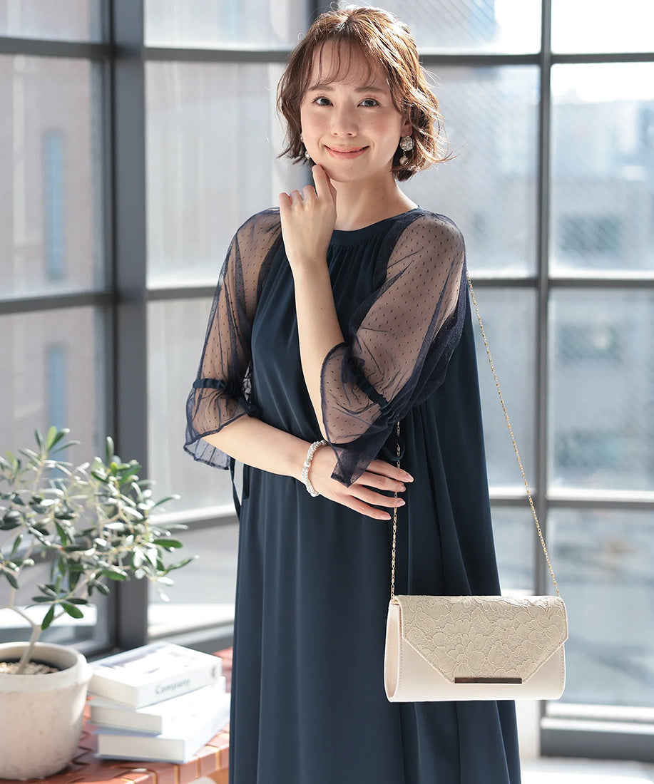 ハレモード haremode 結婚式 バッグ レディース パーティー 2way クラッチバッグ 結婚式 2次会 1.5次会 お呼ばれ サブバッグ フォーマルバッグ セカンドバッグ （ブラック） ブラック