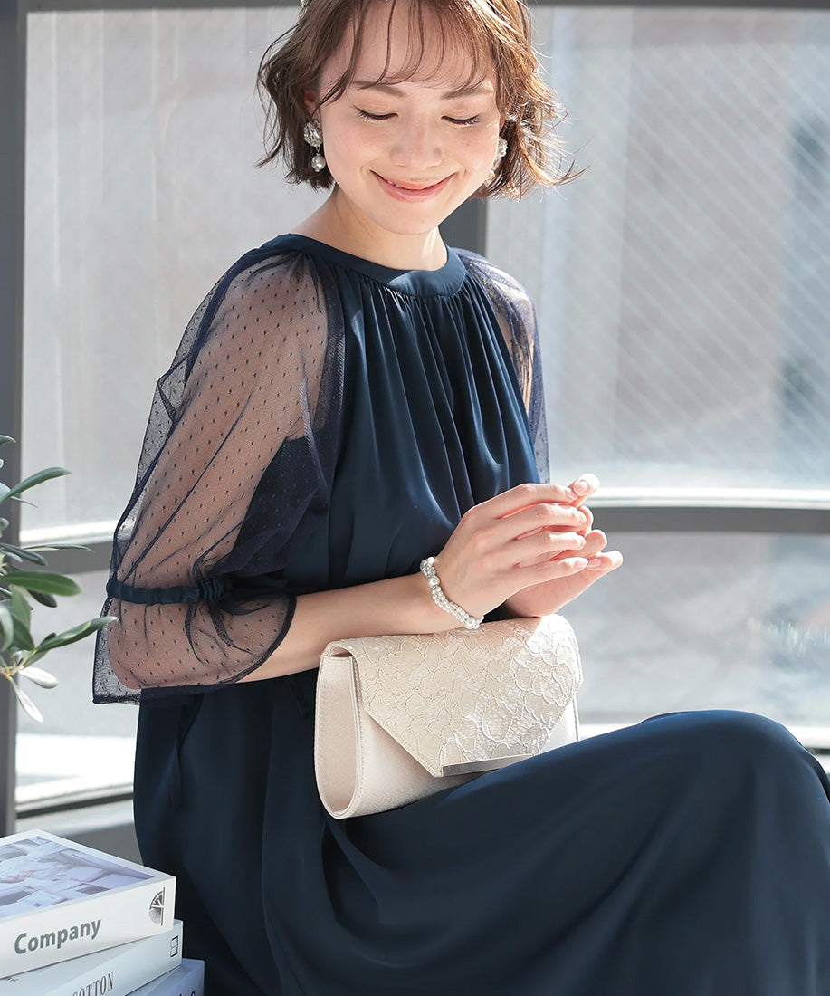 ハレモード haremode 結婚式 バッグ レディース パーティー 2way クラッチバッグ 結婚式 2次会 1.5次会 お呼ばれ サブバッグ フォーマルバッグ セカンドバッグ （ブラック） ブラック