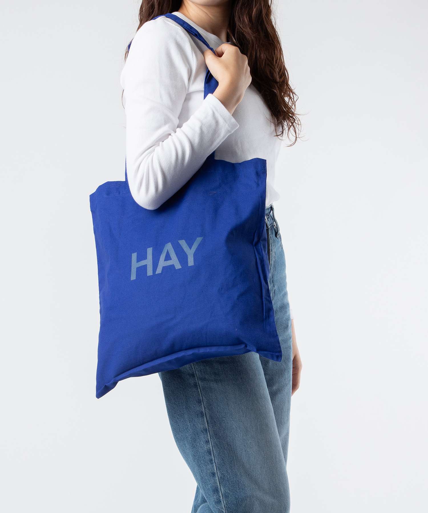 ヘイ HAY ヘイ HAY TOTE BAG トートバッグ メンズ レディース バッグ エコバッグ コットン （ウルトラマリン） ウルトラマリン