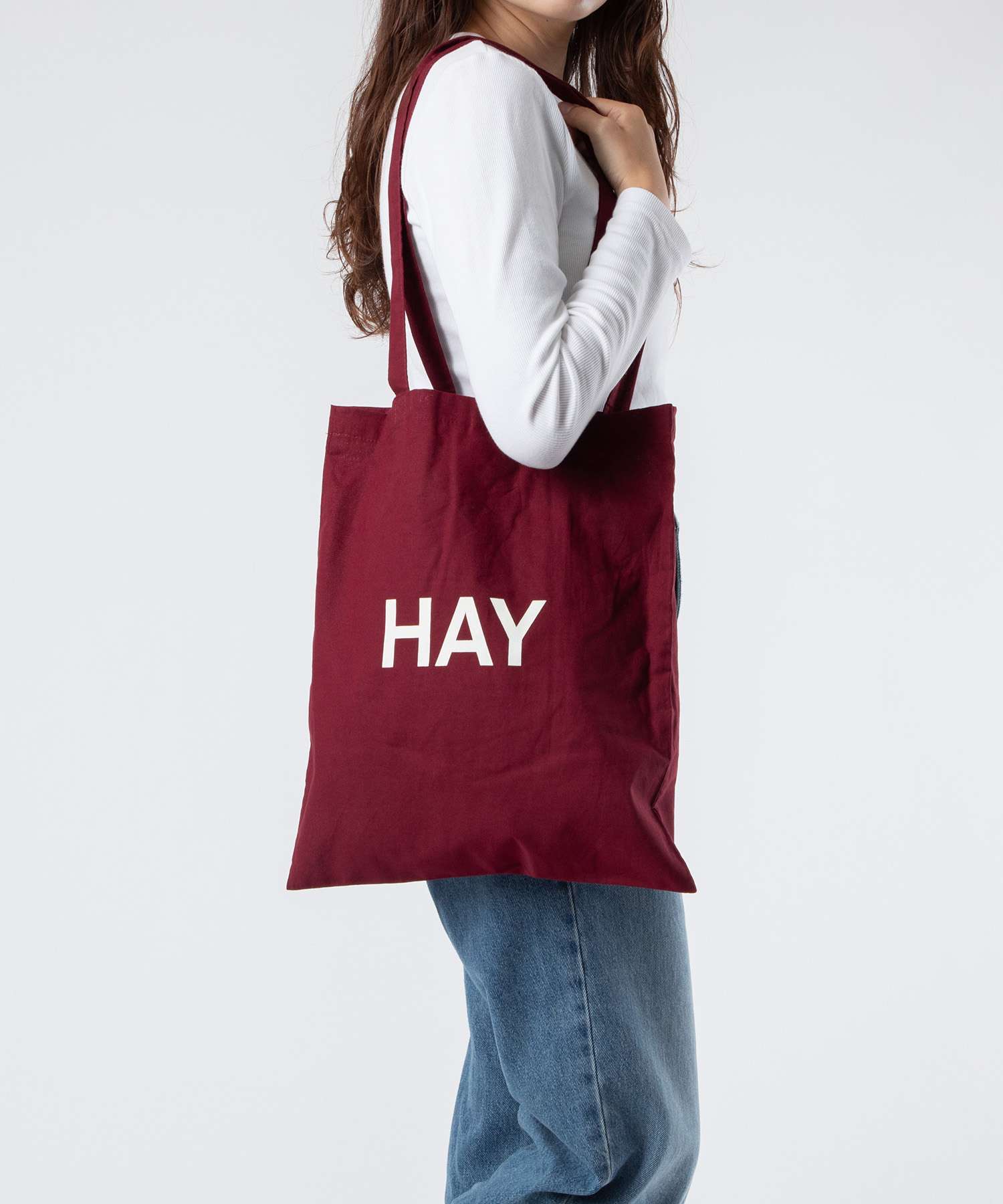 ヘイ HAY ヘイ HAY TOTE BAG トートバッグ メンズ レディース バッグ エコバッグ コットン （ウルトラマリン） ウルトラマリン