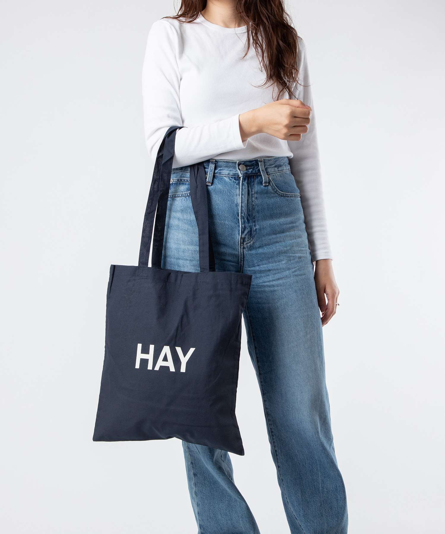 ヘイ HAY ヘイ HAY TOTE BAG トートバッグ メンズ レディース バッグ エコバッグ コットン （ウルトラマリン） ウルトラマリン