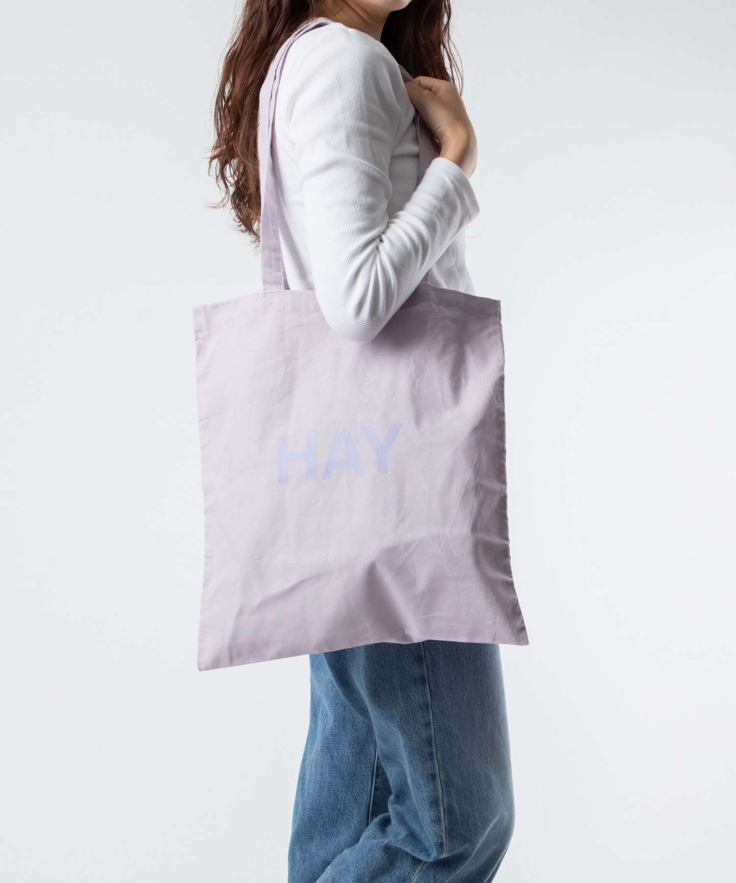 ヘイ HAY ヘイ HAY TOTE BAG トートバッグ メンズ レディース バッグ エコバッグ コットン （ウルトラマリン） ウルトラマリン