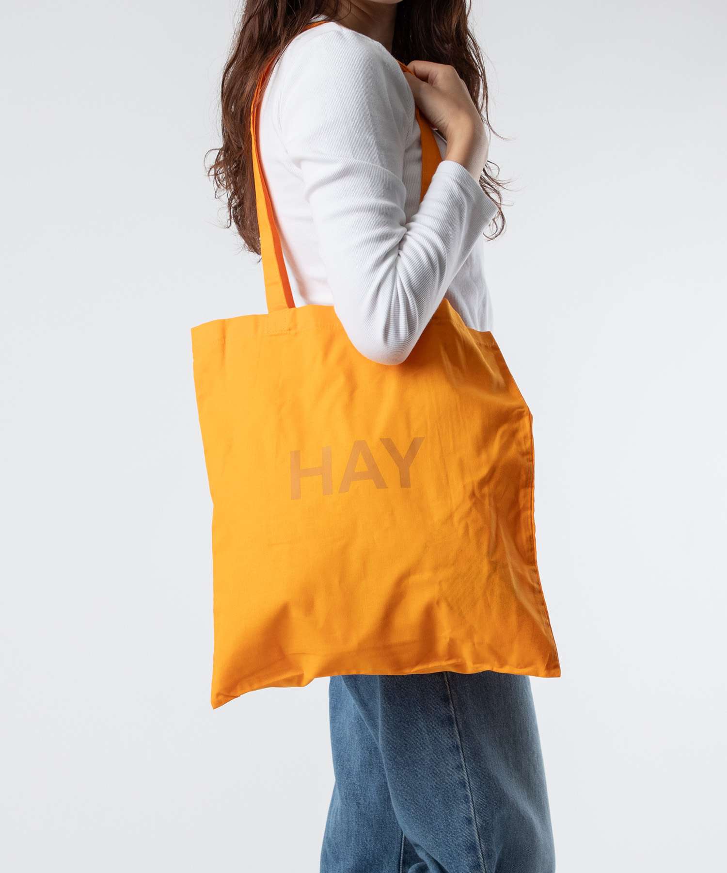 ヘイ HAY ヘイ HAY TOTE BAG トートバッグ メンズ レディース バッグ エコバッグ コットン （マンゴー） マンゴー