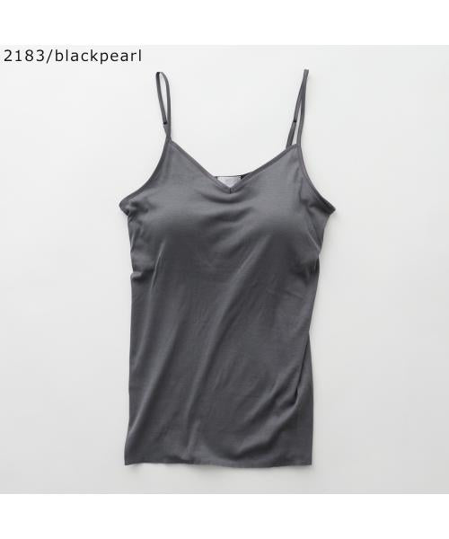 HANRO キャミソール 07 1605 UIH501 カップ付き （2183/blackpearl） 2183/blackpearl