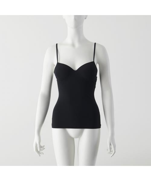 HANRO キャミソール ALLURE 07 1462 カップ付き （0199/black） 0199/black