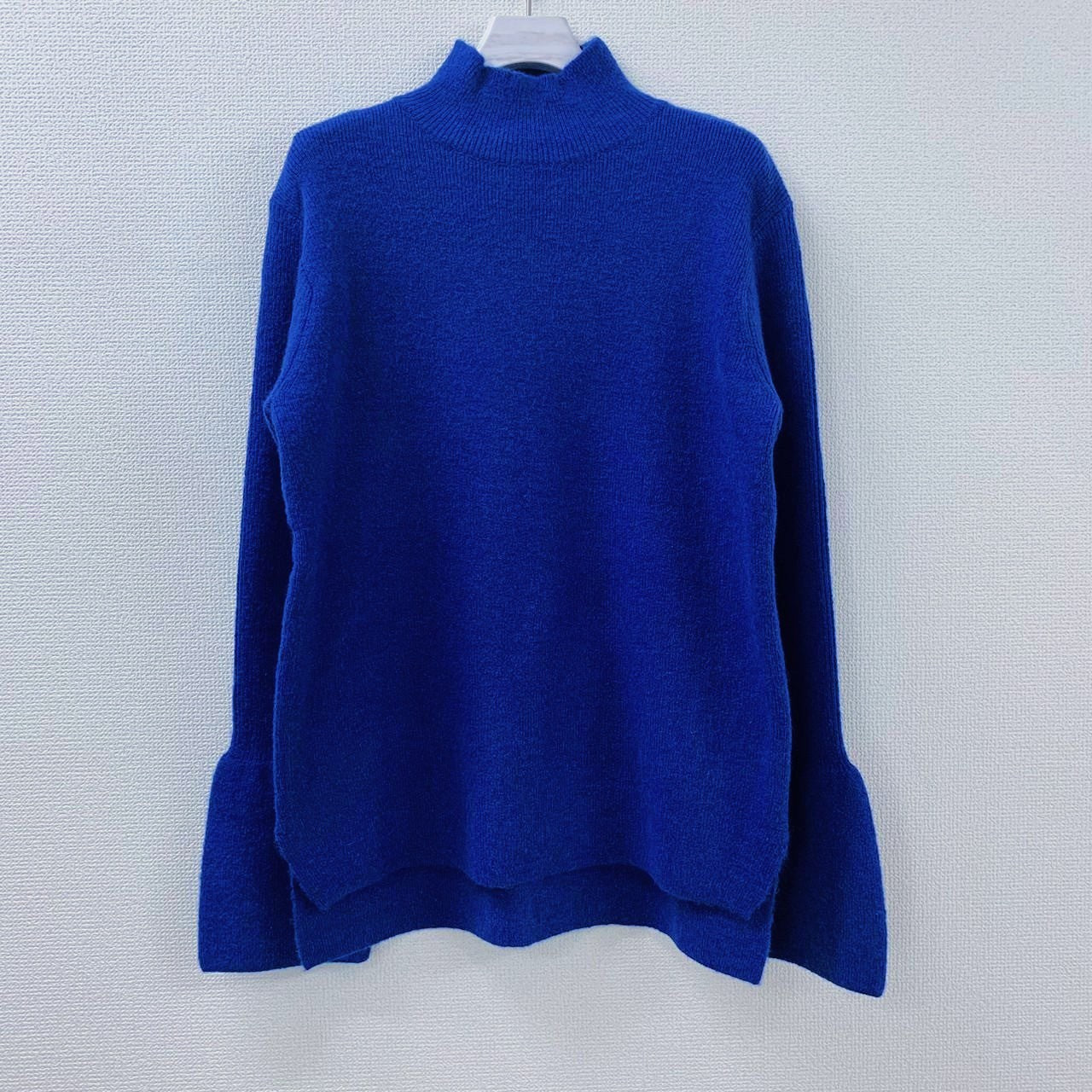 エイチシーエーイー HCAE HIGH NECK PUFF SLEEVE KNIT TOP