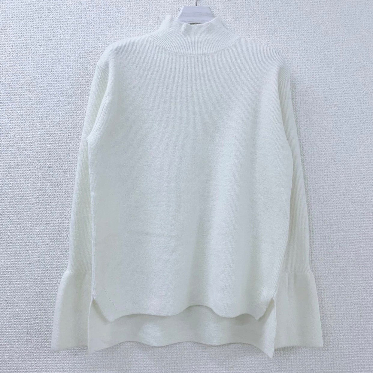 エイチシーエーイー HCAE HIGH NECK PUFF SLEEVE KNIT TOP （BLUE） エイチシーエーイー HCAE HIGH NECK PUFF SLEEVE KNIT TOP