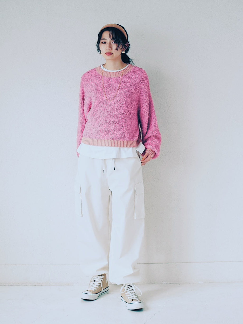 エイチシーエーイー HCAE LOOSE KNIT TOP （BLUE） エイチシーエーイー HCAE LOOSE KNIT TOP