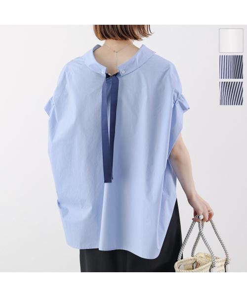 HERENCIA ブラウス Back ribbon blouse H425134 リボン （1/ホワイト） 1/ホワイト