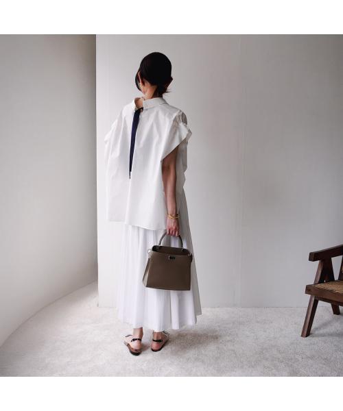HERENCIA ブラウス Back ribbon blouse H425134 リボン （1/ホワイト） 1/ホワイト