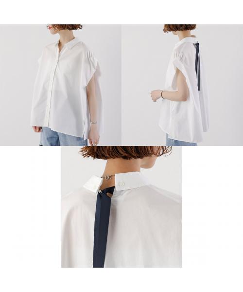 HERENCIA ブラウス Back ribbon blouse H425134 リボン （1/ホワイト） 1/ホワイト
