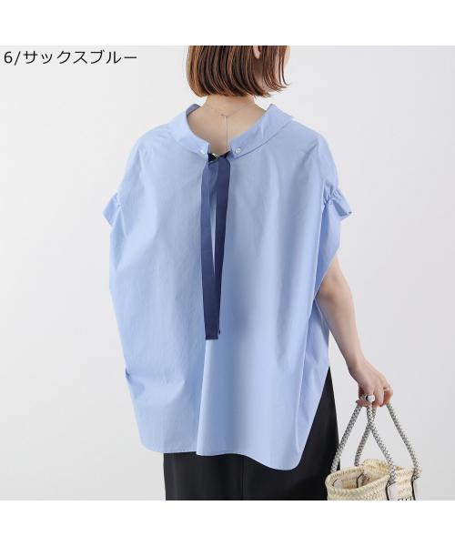 HERENCIA ブラウス Back ribbon blouse H425134 リボン （1/ホワイト） 1/ホワイト