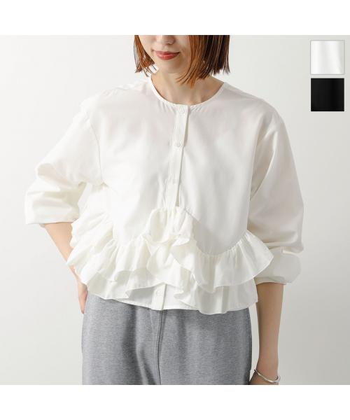 null null HERENCIA ブラウス Ruffle Short Blouse H425302 フリル （3/ブラック） 3/ブラック