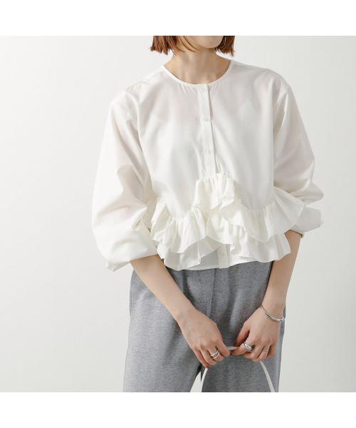 null null HERENCIA ブラウス Ruffle Short Blouse H425302 フリル （3/ブラック） 3/ブラック