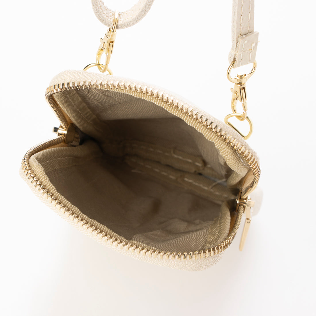 ヘルナン) HERNAN ポートレートミニBag （Panna） Panna