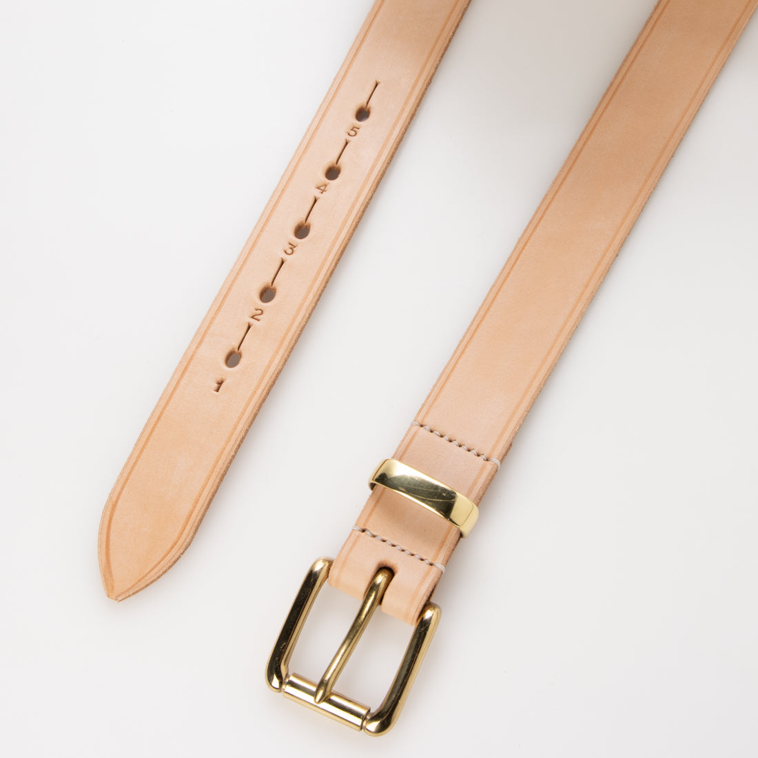 ヘラルディックベルト HERALDIC BELTS HERALDIC BELTS ヘラルディックベルト4/5inch LEATHER BELT （ナチュラル） ナチュラル