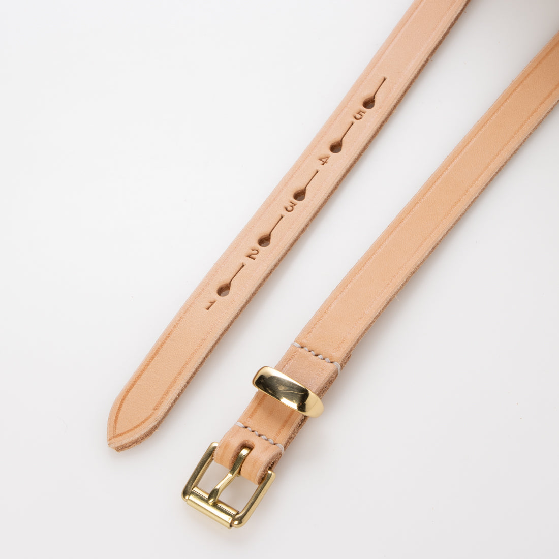 ヘラルディックベルト HERALDIC BELTS HERALDIC BELTS ヘラルディックベルト  3/4inch LEATHER BELT （ナチュラル） ナチュラル