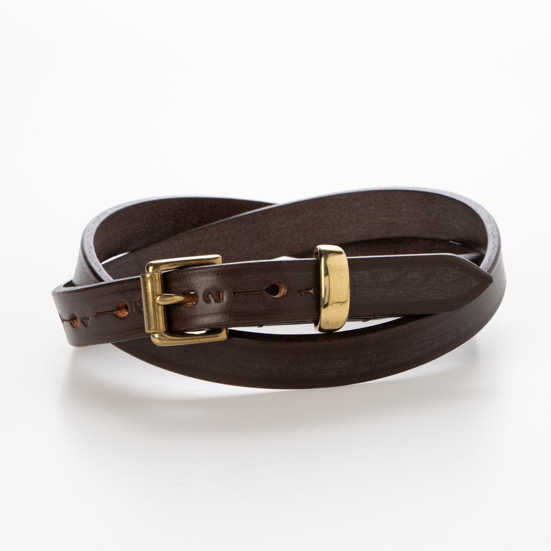 ヘラルディックベルト HERALDIC BELTS HERALDIC BELTS ヘラルディックベルト  3/4inch LEATHER BELT （ブラウン） ブラウン