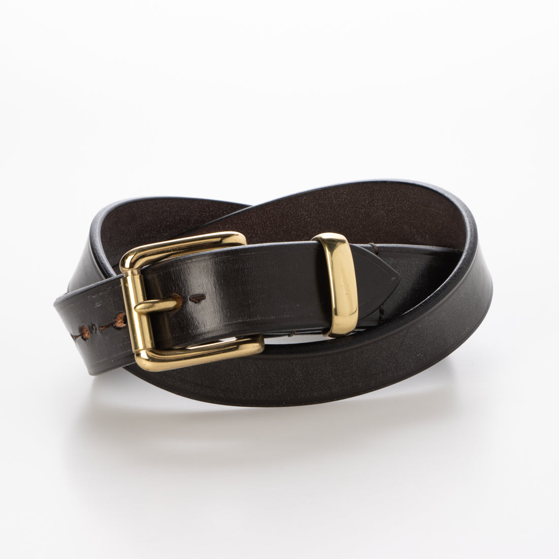 ヘラルディックベルト HERALDIC BELTS HERALDIC BELTS ヘラルディックベルト4/5inch LEATHER BELT （ブラウン） ブラウン