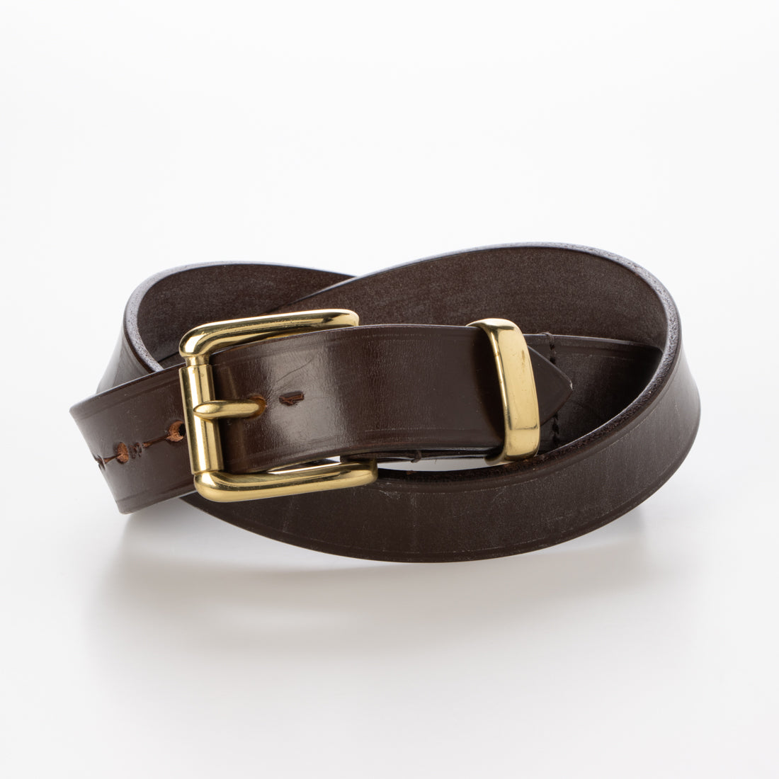 ヘラルディックベルト HERALDIC BELTS HERALDIC BELTS ヘラルディックベルト4/5inch LEATHER BELT （ダークブラウン） ダークブラウン