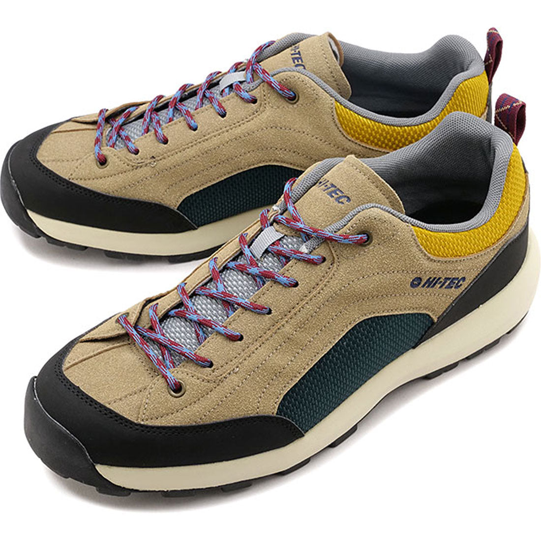 ハイテック HI-TEC HT HK045 AORAKI II WP BEIGE/GREEN/YELLOW [53143946],BEIGE/GREEN/YELLOW