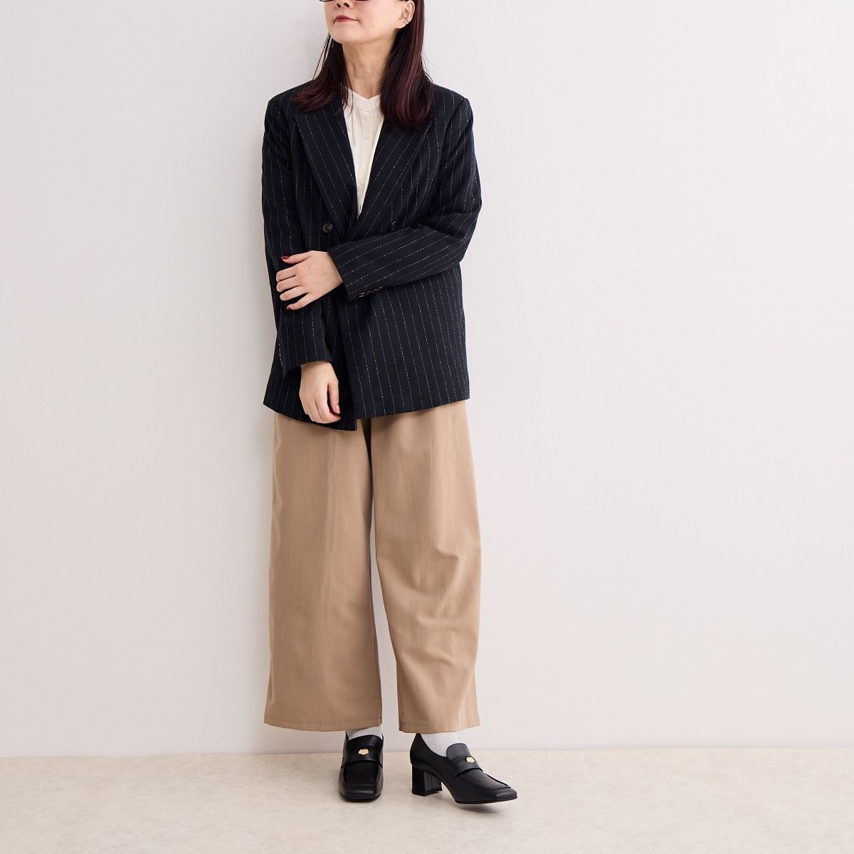 ヒミコ 卑弥呼 コインディティールヒールローファー/641315