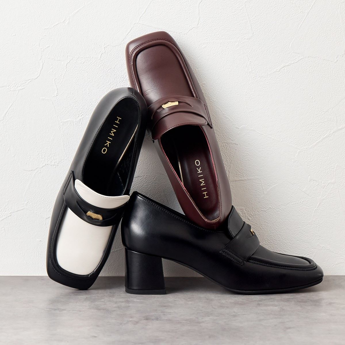 ヒミコ 卑弥呼 コインディティールヒールローファー/641315